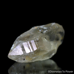 Golden Azeztulite Quartz Crystal Pleiadian Starbrary Azozeo Activated
