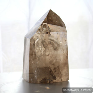 John of God Crystal Smoky Quartz Casa Crystal Altar Stone