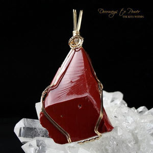 Dragons Blood Andara Crystal Pendant 'Magic & Alchemy'