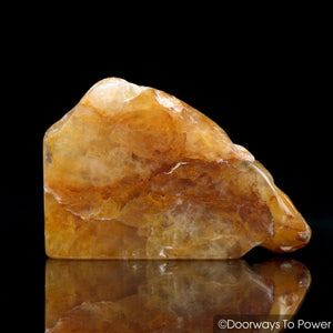 Himalaya Red Gold Azeztulite Crystal Tumbled & Polished Stone