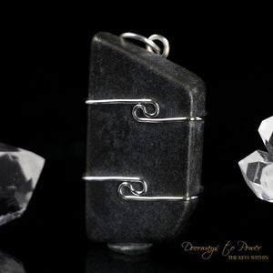 Black Azeztulite Pendant