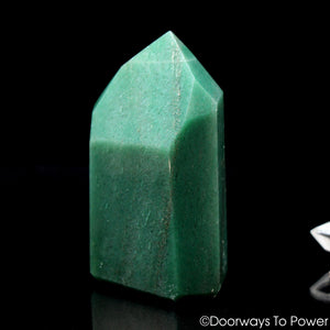 John of God Green Aventurine & Pyrite Casa Crystal