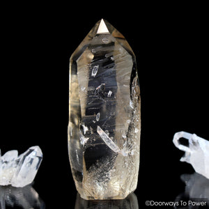 Golden Healer Lemurian Seed Temple Heart Dow Starbrary Record Keeper Crystal