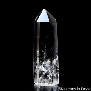 John of God Quartz Casa Crystal Point w/ Rainbows 'Manifest Spirit Isis'