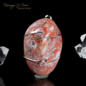 Cinnazez Azeztulite Pendant Azozeo Activated .925 SS