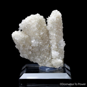Danburite Twin Crystal Specimen & Synergy 12 Stone w/ Druzy Crystals