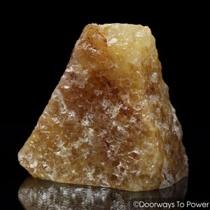 Himalaya Red Gold Azeztulite Crystal Altar Stone Azozeo Activated