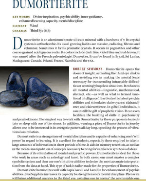 Dumortierite Metaphysical Properties