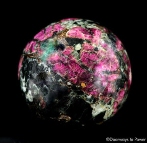 Eudialyte Aegirine Crystal Sphere 'Higher Love'