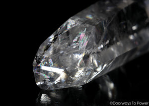 Double Terminated Rainbow Quartz Crystal