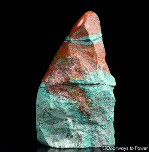 Crimson Cuprite Crystal Altar Stone