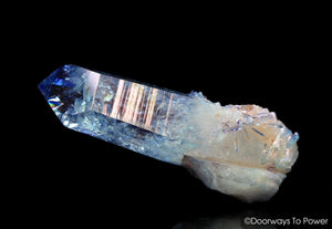 Tanzan Indigo Aura DT Master Initiation Channeling Rainbow Grounding Crystal
