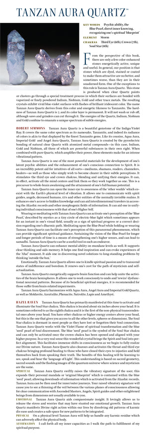 Tanzan Aura Quartz Twin Crystal 'Blue Pearl' Future Time Link