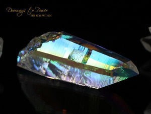 Angel Aura Colombian Lemurian Quartz Isis Crystal 'Cherubim'