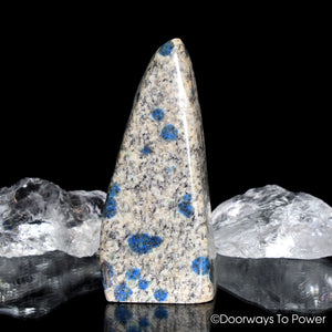 K2-Stone Himalayan Crystal Altar Stone w/ Azurite