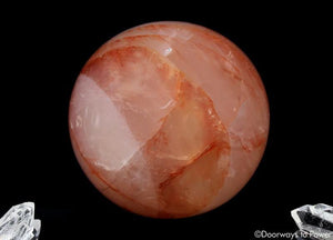 Pink Fire Azeztulite Crystal Sphere Ball Azozeo Super Activated