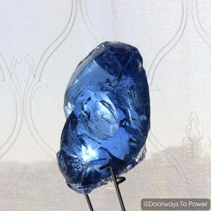 Original Lady Nellie Blue Monatomic Andara Crystal Skull 'Blue Pearl' Rare