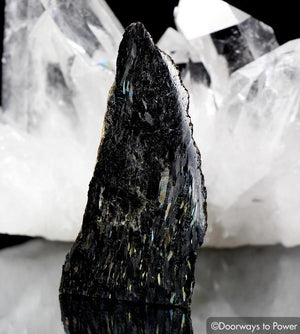 Nuummite Crystal Altar Stone