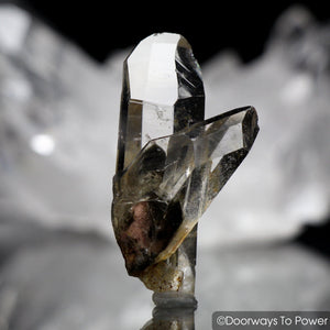 Brookite in Quartz Tantric Twin Crystal Synergy 12 Stone