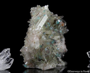 Ajoite Fine Quartz Crystal Specimen 'Museum Quality'