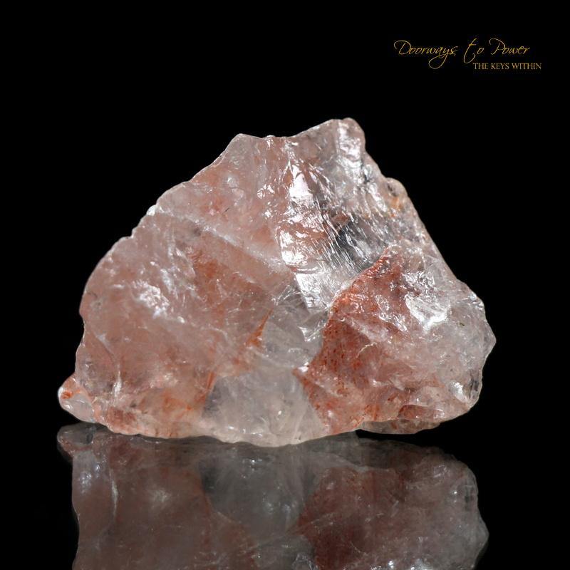Pink Fire Azeztulite Quartz Crystal - Doorways to Power
