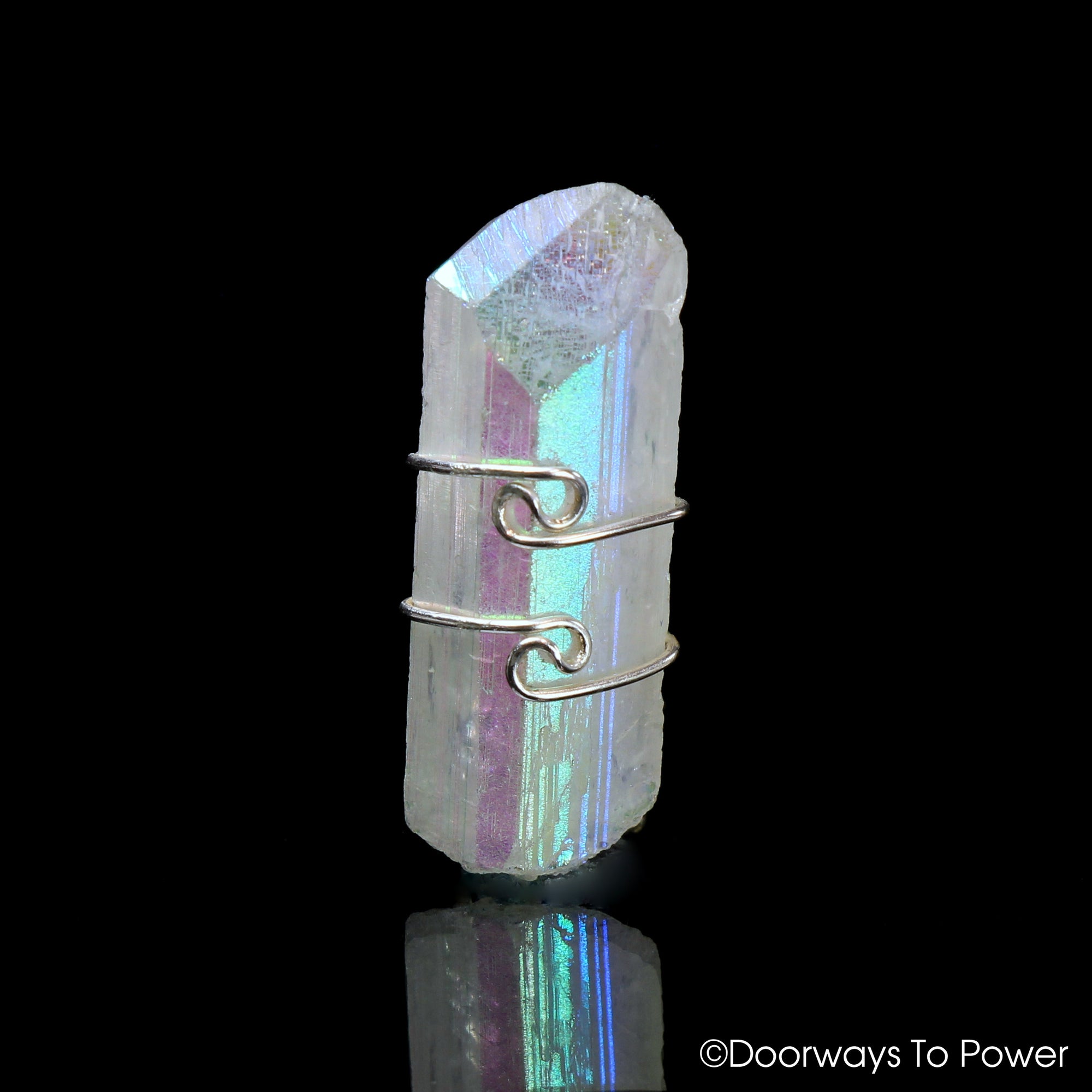 Angel Aura Quartz Danburite Crystal Pendant