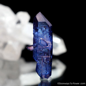 Tanzine Aura Himalayan Quartz Record Keeper Twin Crystal