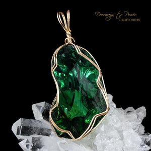 Emerald Green Andara Crystal Pendant