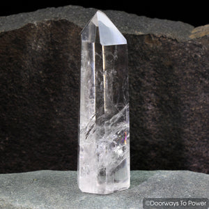 John of God Devic Temple Casa Crystal Crystal Point w/ Rainbows