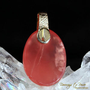 Hokkaido Carnelian Light Language Pendant