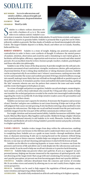 John of God Casa Crystal Sodalite Free Form Sculpture & Altar Stone 'Deep Journey' (Rare)