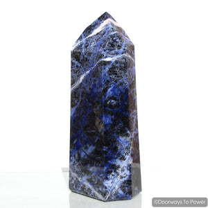 John of God Crystal Sodalite Temple Heart Dow Master Crystal 18 lbs (Rare)