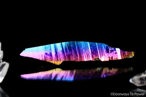 Titanium Aura Quartz DT Master Record Keeper Crystal 'Frequency Shifter'