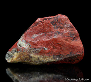 Red Fire Azeztulite Crystal Altar Stone