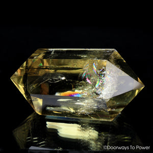 John of God Citrine Double Terminated Phantom Quartz Casa Crystal