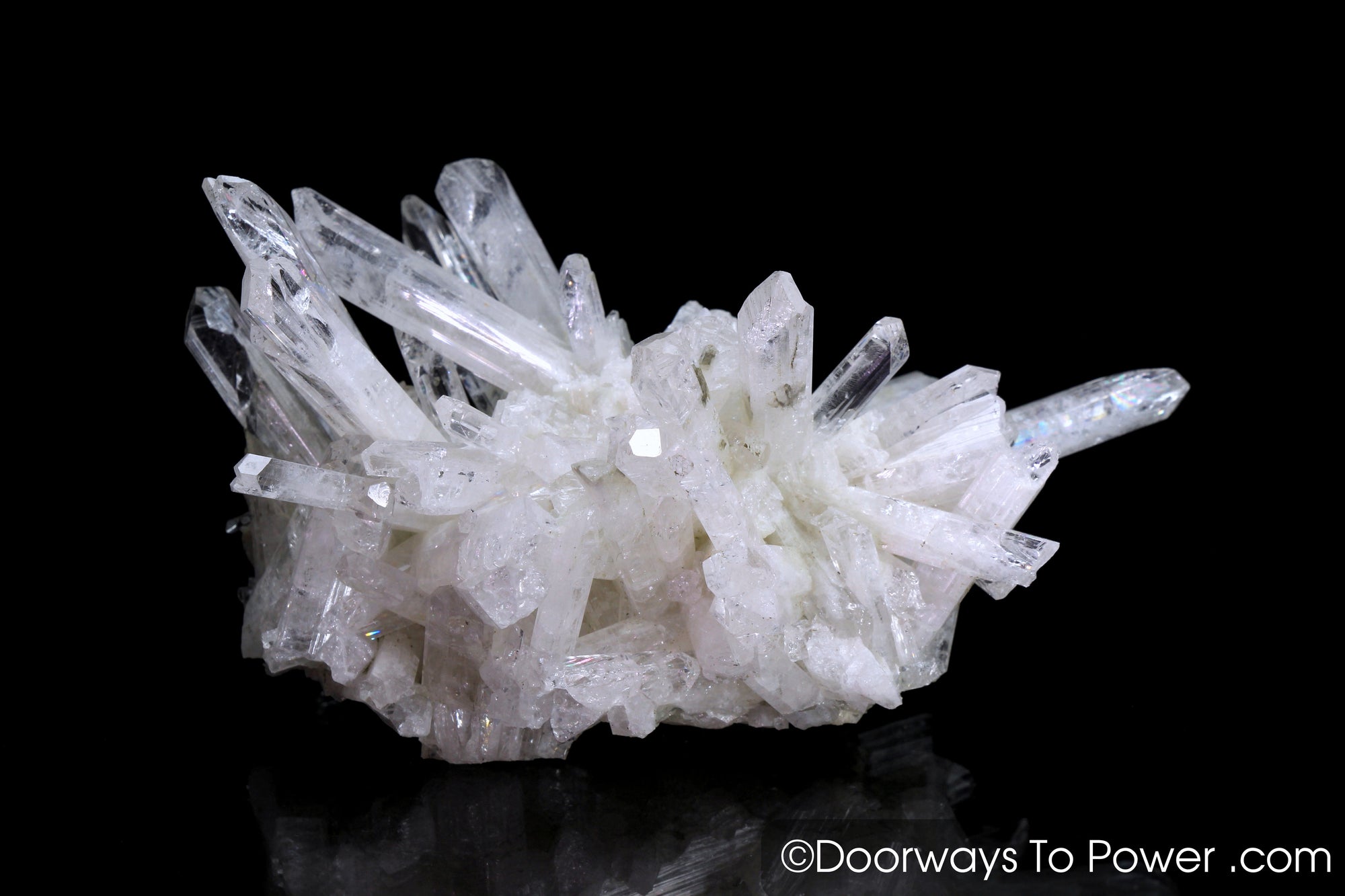 Danburite Crystals Cluster 'Rays of Light' Tantric Twin & Pleiadian Starbary