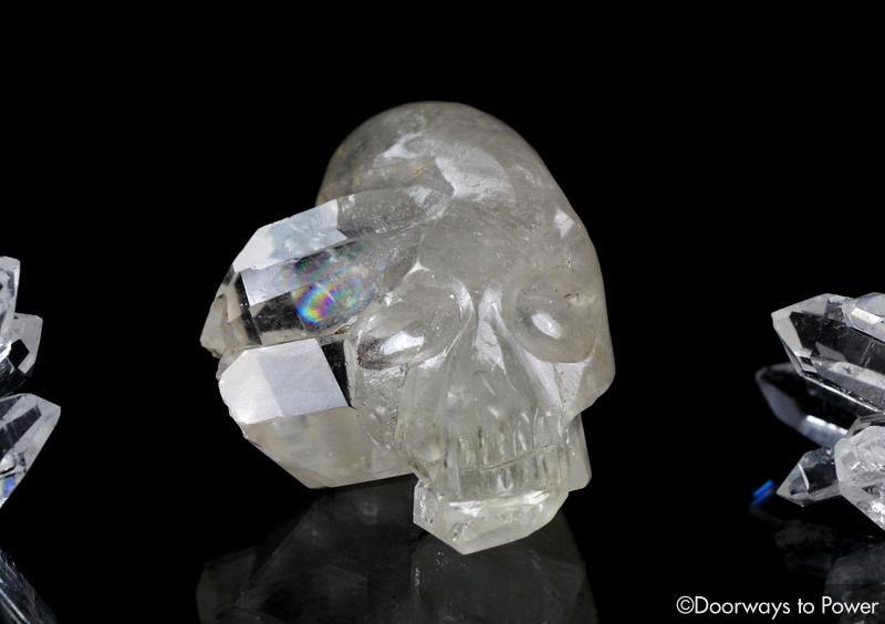 Double Terminated Twin Quartz Crystal Skull by Leandro