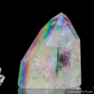 Angel Aura Lemurian Quartz Channeling Crystal Point