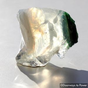 Angel Aura Opal & Pleiadian Green Bi Color Andara Crystal '144 Beacon'