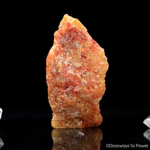 Himalaya Red Gold Azeztulite Crystal Altar Stone Azozeo Activated