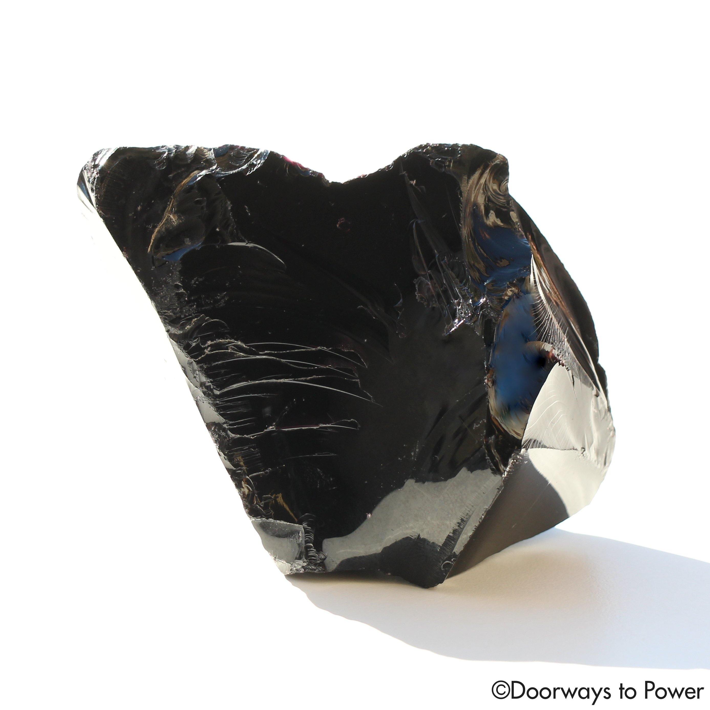 Iridium Black Andara Crystal 'Mastery of the Mysteries' Mt Shasta