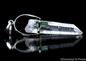 Colombian Lemurian Seed Pleiadian Starbrary Crystal Pendant