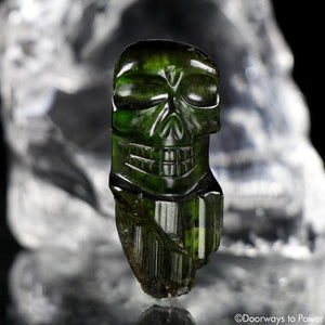Emerald Crystal Skull Hand Carved