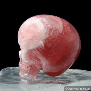 Rose Quartz Magical Child Master Crystal Skull 'Crystalline Hu Man'