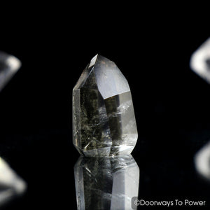 Brookite in Natural Quartz Dow Crystal Point
