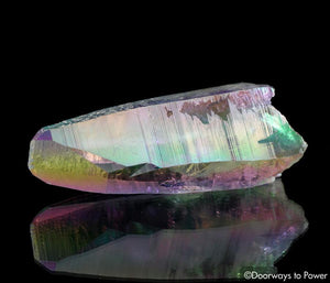 Angel Aura Colombian Lemurian Quartz Record Keeper Crystal 'Cherubim'