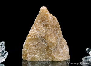 Himalaya Red Gold Azeztulite Crystal Altar Stone Azozeo Activated