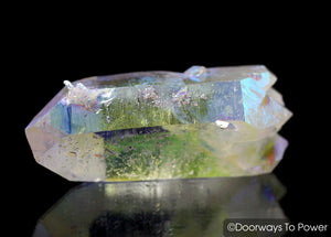 Angel Aura Lemurian Seed Quartz Master Record Keeper ET Crystal