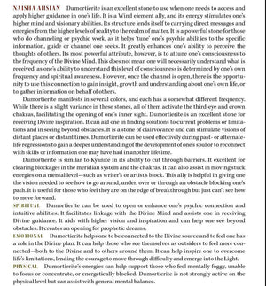 Dumortierite meanings