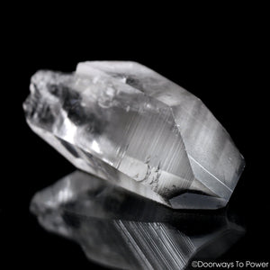 Black Phantom Lemurian Record Keeper Quartz DOW Crystal